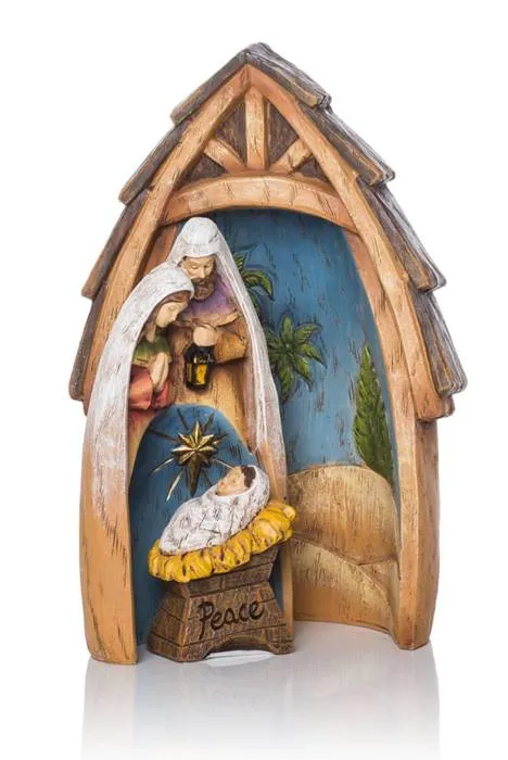 Święta Rodzina figura 20 cm HK-8198 księgarnia religijna dewocjonalia dekoracje na Boże Narodzenie do kaplicy kościoła