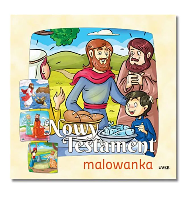 Księgarnia religijna sklep: Nowy Testament - malowanka dla dzieci
