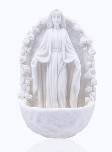 Kropielnica alabastrowa do domu NIEPOKALANA 616 Księgarnia e-religijne.pl