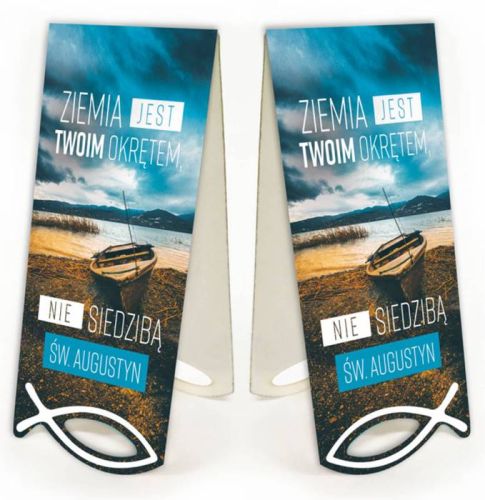 Magnetyczna zakładka do książki "Ziemia jest twoim okrętem, nie siedzibą" księgarnia religijna sklep