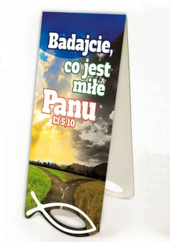 Magnetyczna zakładka do książki "Badajcie co jest miłe Panu" księgarnia religijna sklep
