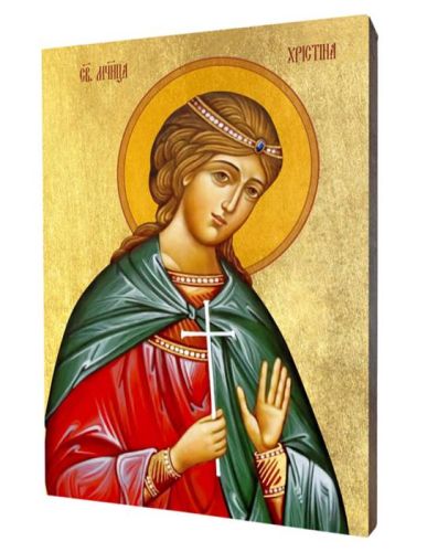 Święta Krystyna ikona złocona księgarnia religijna sklep