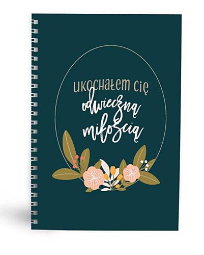 Księgarnia chrześcijańska wydawnictwo SZARON: Zeszyt - notatnik chrześcijański - "Ukochałem cię miłością odwieczną"