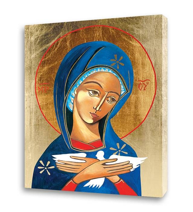 Sklep chrześcijański: obrazy i ikony religijne - Matka Boża Pneumatofora - obraz na płótnie canvas 40 x 60 upominki