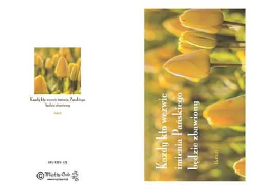 księgarnia religijna: Karnet "Każdy kto wezwie Imienia Pańskiego będzie zbawiony" (Rz 10,13) sklep chrześcijańska