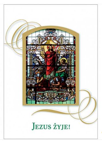 Karnet upominkowy "Jezus żyje" księgarnia religijna sklep