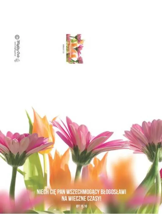 Księgarnia religijna sklep chrześcijański: Karnet "Niech cię Pan Wszechmogący błogosławi na wieczne czasy" (Jdt 15,10)