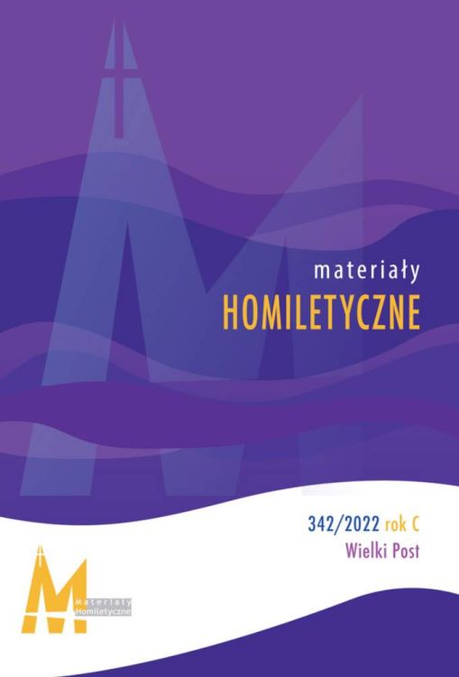 Materiały Homiletyczne 342/2022 rok C WIELKI POST 2022 księgarnia religijna