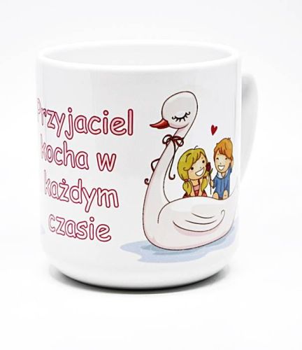 Kubek religijny - "Przyjaciel kocha w każdym czasie" księgarnia religijna