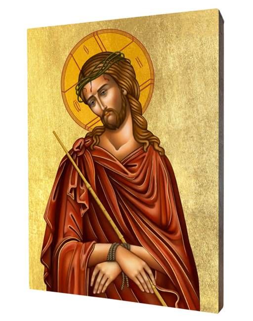 Ikona Chrystus Ecce Homo - Oto człowiek złocona księgarnia religijna