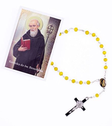 Księgarnia religijna - nowenny i koronki: Koronka do św. Benedykta z instrukcją jak się modlić