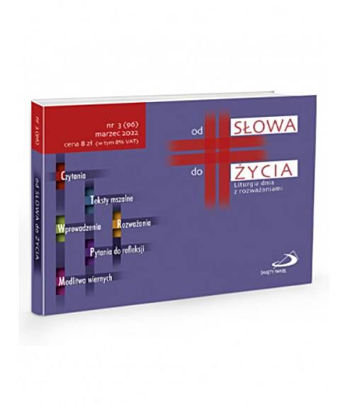 Od Słowa do Życia. Liturgia dnia z rozważaniami nr 3, marzec 2022 księgarnia religijna sklep Edycja świętego Pawła