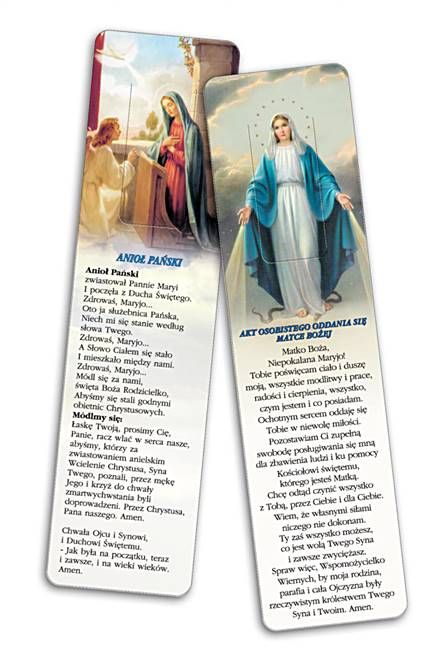 Zakładka religijna do książki Akt osobistego oddania się Matce Bożej księgarnia religijna