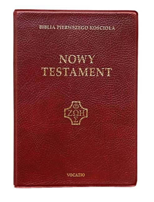 Sklep chrześcijański religijna księgarnia : Nowy Testament - Biblia pierwszego Kościoła - format kieszonkowy duże litery