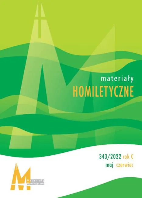 Materiały Homiletyczne 343/2022 rok C maj - czerwiec księgarnia religijna