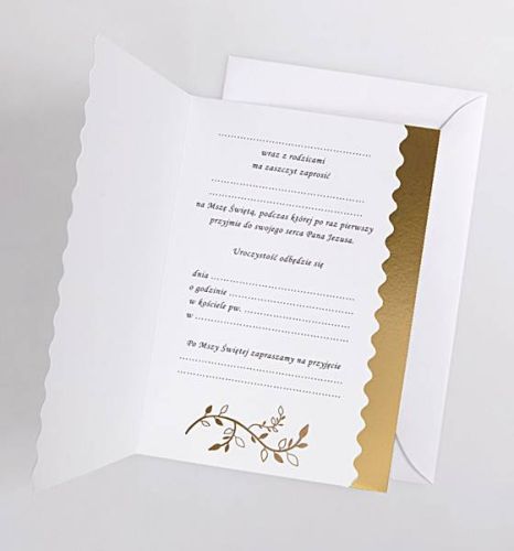 Zaproszenie na I Komunię Świętą *6 sklep chrześcijański - dewocjonalia