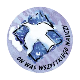 Naklejka religijna On was wszystkiego nauczy e-religijne.pl