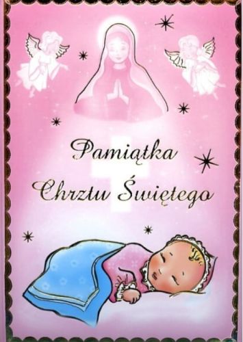 Pamiątka Chrztu Świętego. Album dla dziewczynki księgarnia religijna sklep chrześcijański