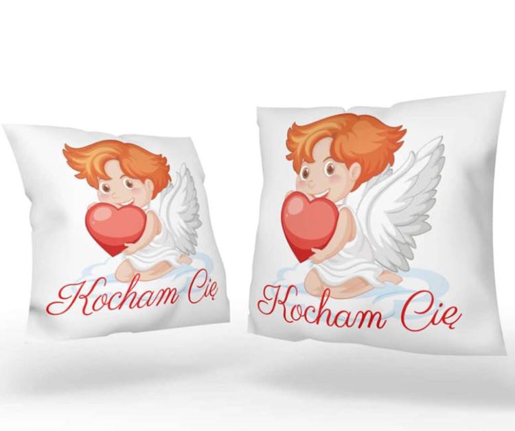 upominki religijne Poduszka dla chłopca z aniołkiem ACHP011