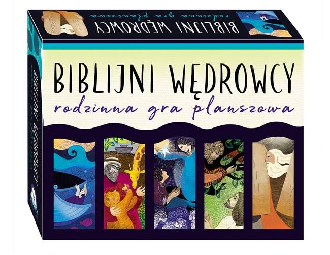 Wydawnictwo Dobry Pasterz Biblijni wędrowcy rodzinna gra planszowa prezent na I Komunię Świętą dla chłopca lub dziewczynki