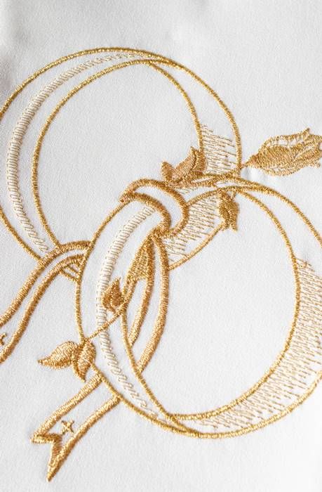 Stuła ślubna dłuższa haftowana KST/412 sklep chrześcijański wytwórnia orantów szat liturgicznych