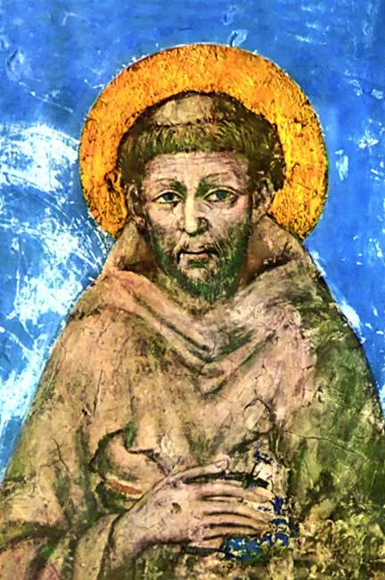 Święty Franciszek - pocztówka jednostronna (10 sztuk) produkty sakralne