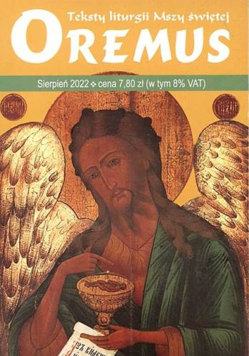 Oremus na SIERPIEŃ 2022 - teksty czytań na każdy dzień sklep liturgiczny