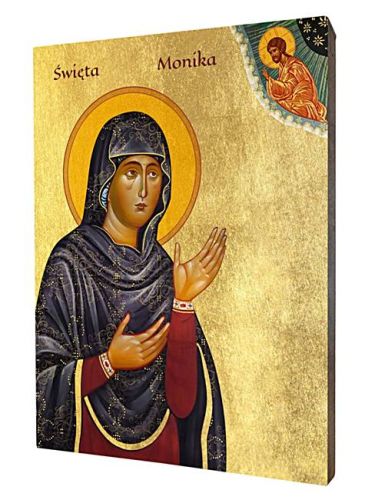 Ikona Święta Monika sklep z ikonami chrzest bierzmowanie uroczystości
