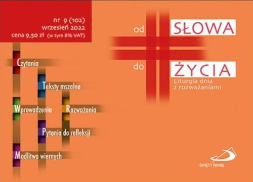 Edycja Świętego Pawła: Od Słowa do Życia. Liturgia dnia z rozważaniami nr 9, wrzesień 2022