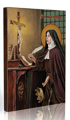 Sklep upominki religijne: Ikona świętej Kamili 12 x 16