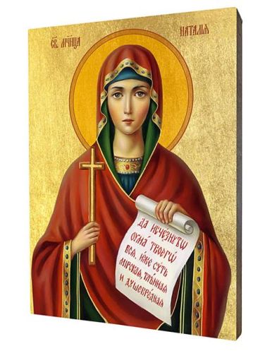 Ikona świętej Natalii | sklep z ikonami świętych patronów | dewocjonalia na prezent