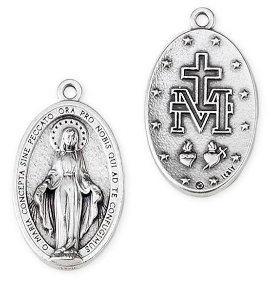 Cudowny medalik oryginalny metalowy 3 cm (OV30) księgarnia religijjna