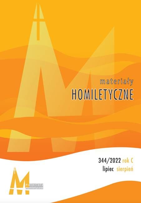 Materiały Homiletyczne 344/2022 rok C lipiec-sierpień księgarnia religijna sklep