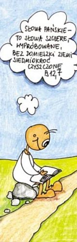 Religijna zakładka do książek "Słowa Pańskie to słowa szczere…" księgarnia chrześcijańska