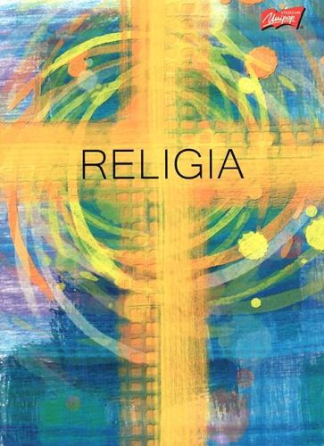 Zeszyt do religii A5 60 kartek w kratkę ozdobne marginesy U01 sklep chrześcijański