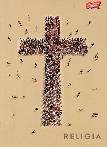 Zeszyt do religii A5 60 kartek w kratkę ozdobne marginesy U03 księgarnia religijna