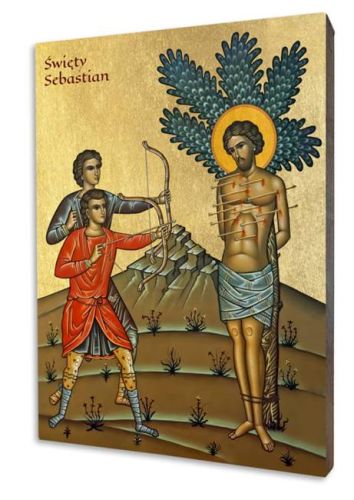 Ikona świętego Sebastiana księgarnia religijna sklep