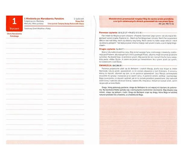Agenda Biblijna VERBINUM na 2023 (A6 Mała)księgarnia religijna sklep