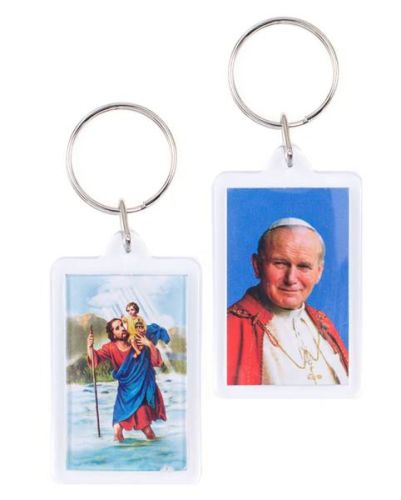 Breloczki ze świętym Krzysztofem na poświęcenie pojazdów KC300JP (50 sztuk) sklep chrześcijański