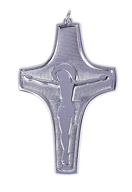 Krzyż ceremoniarza na szyję srebrny 8 cm KP015CS sklep chrześcijański