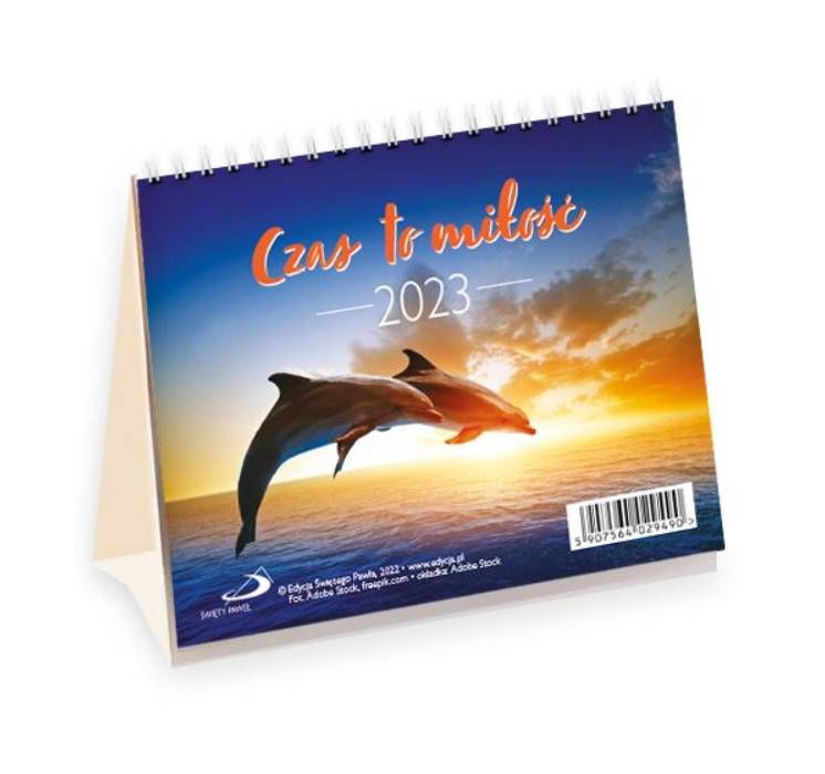 Edycja Świętego Pawła wydawnictwo: Kalendarz stojący na biurko na 2023 "Czas to miłość"