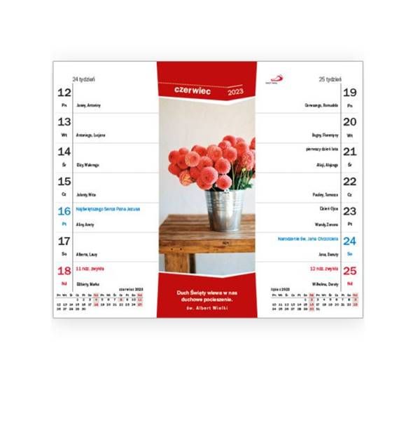 Kalendarz biurowy na 2023 "Wszystko ma swój czas" sklep Edycja Świętego Pawła