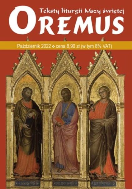 Oremus na PAŹDZIERNIK 2022 - teksty czytań na każdy dzień sklep chrześcijański