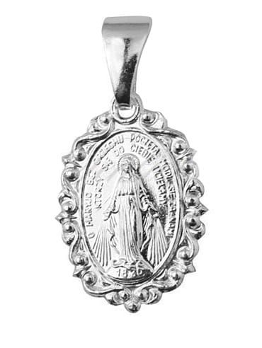 Srebrny Cudowny Medalik 6018023 e-religijne.pl