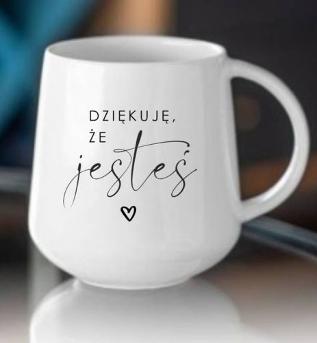 Kubek "Dziękuję, że jesteś" sklep chrześcijański
