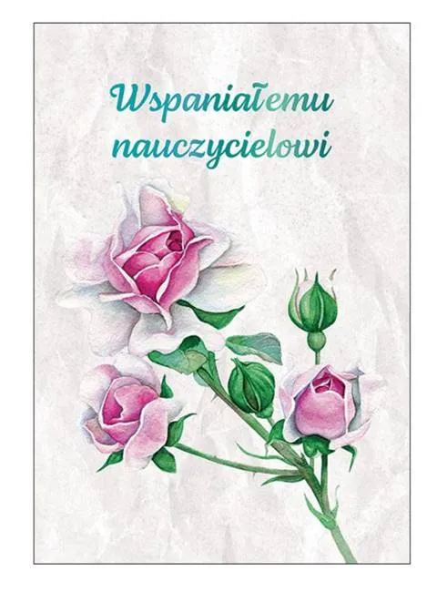 Karnet upominkowy "Wspaniałemu nauczycielowi" Edycja Świętego Pawła księgarnia