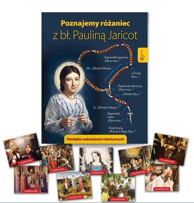 Rafael Dom Wydawniczy Sprawdziany kontrolki na różaniec " Poznajemy różaniec z bł. Pauliną Jaricot"