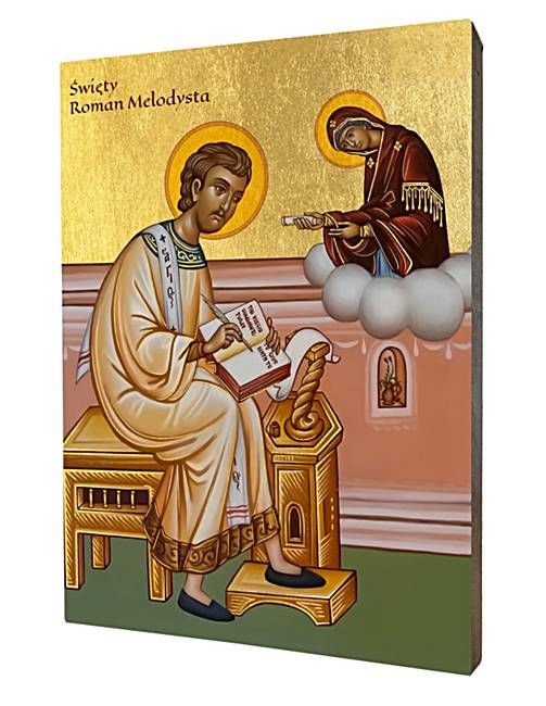 Ikona świętego Romana Melodysty, diakona - sklep chrześcijański - ikony na prezent