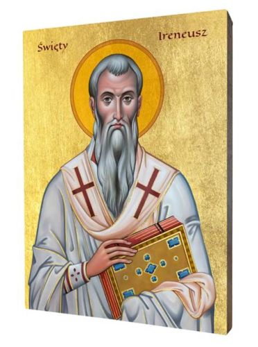 Ikona świętego Ireneusza z Lyonu, biskupa i męczennika sklep z ikonami chrześcijańskimi na prezent upominkireligijne.pl