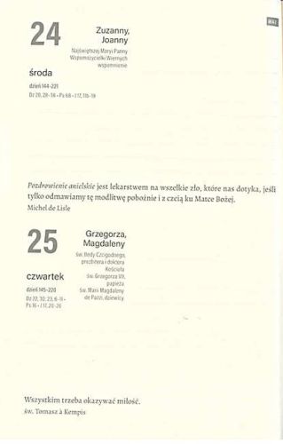 Kalendarz - terminarz na 2023. Najpiękniejsze słowa świętych i doktorów Kościoła Esprit wydawnictwo